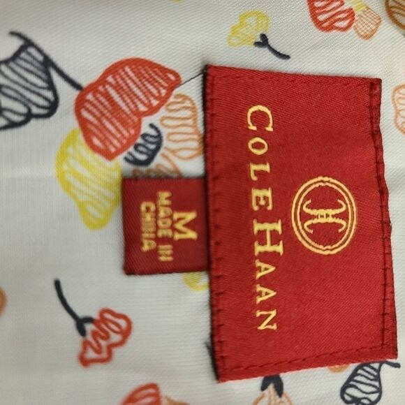 Cole Haan Leather Trimmed Brown Quilted Ca… - Picture 3 of 11